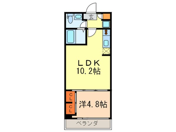 プラネシア烏丸御池の物件間取画像